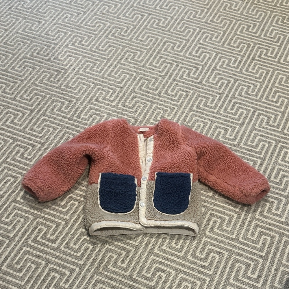 Pink chicken Ruth Sherpa jacket - Picture 3 of 3